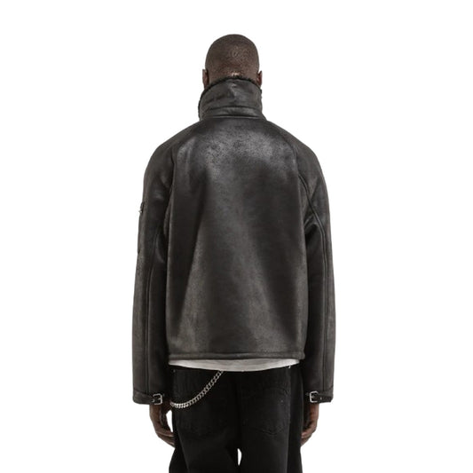 Giacche Uomo Reternity - Aero Shearling Jacket - Nero