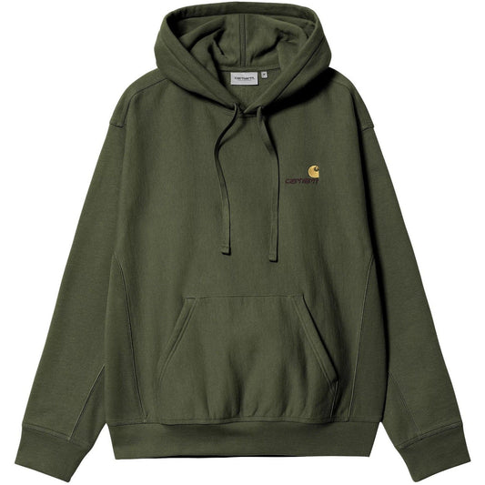 Carhartt Wip Sweats à capuche pour hommes - Sweat à capuche American Script - Vert