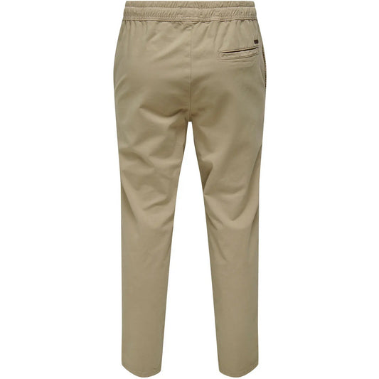 Pantaloni Uomo Only & Sons - Onslinus Taper 0183 Pant Noos - Beige