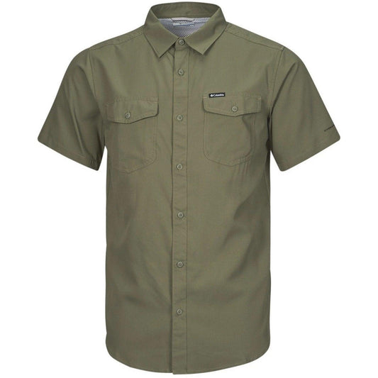 Camisas casuales para hombre Columbia - Camisa corta Utilizer Ii Solid - Verde