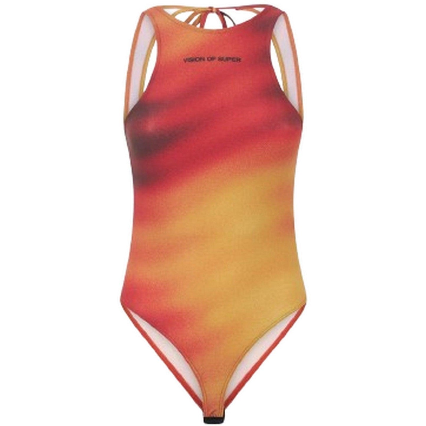 Canotte e top Donna Vision of Super - Body With "Abstract Fire" Print And Black Logo - Multicolore