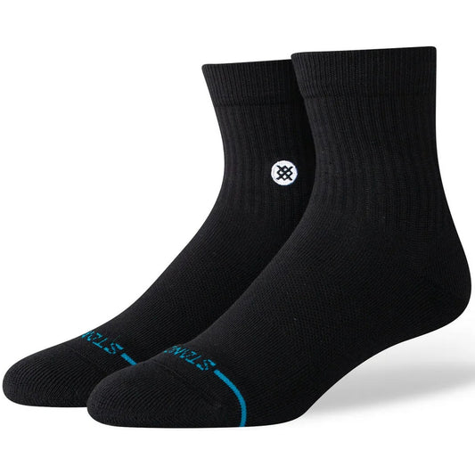 Stance Unisex Socken – Icon Quarter – Schwarz
