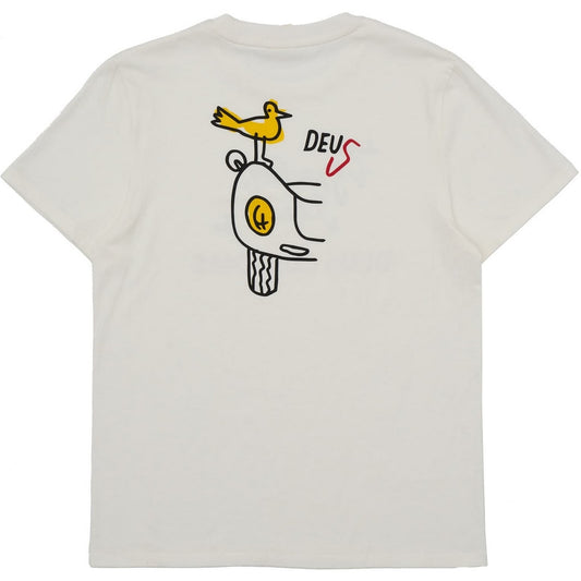 Camiseta de hombre Deus Ex Machina - Camiseta Spectre Rare Birds - Blanco