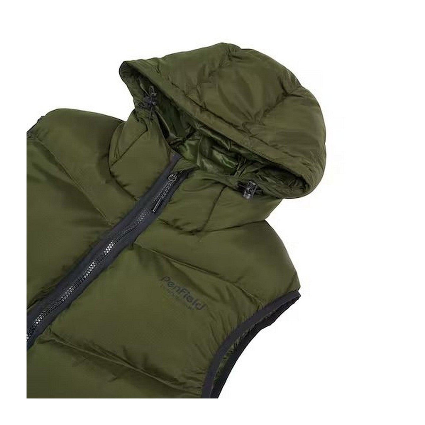 Piumini Uomo Penfield - Hudson Script Angled Quilt Rip - Verde