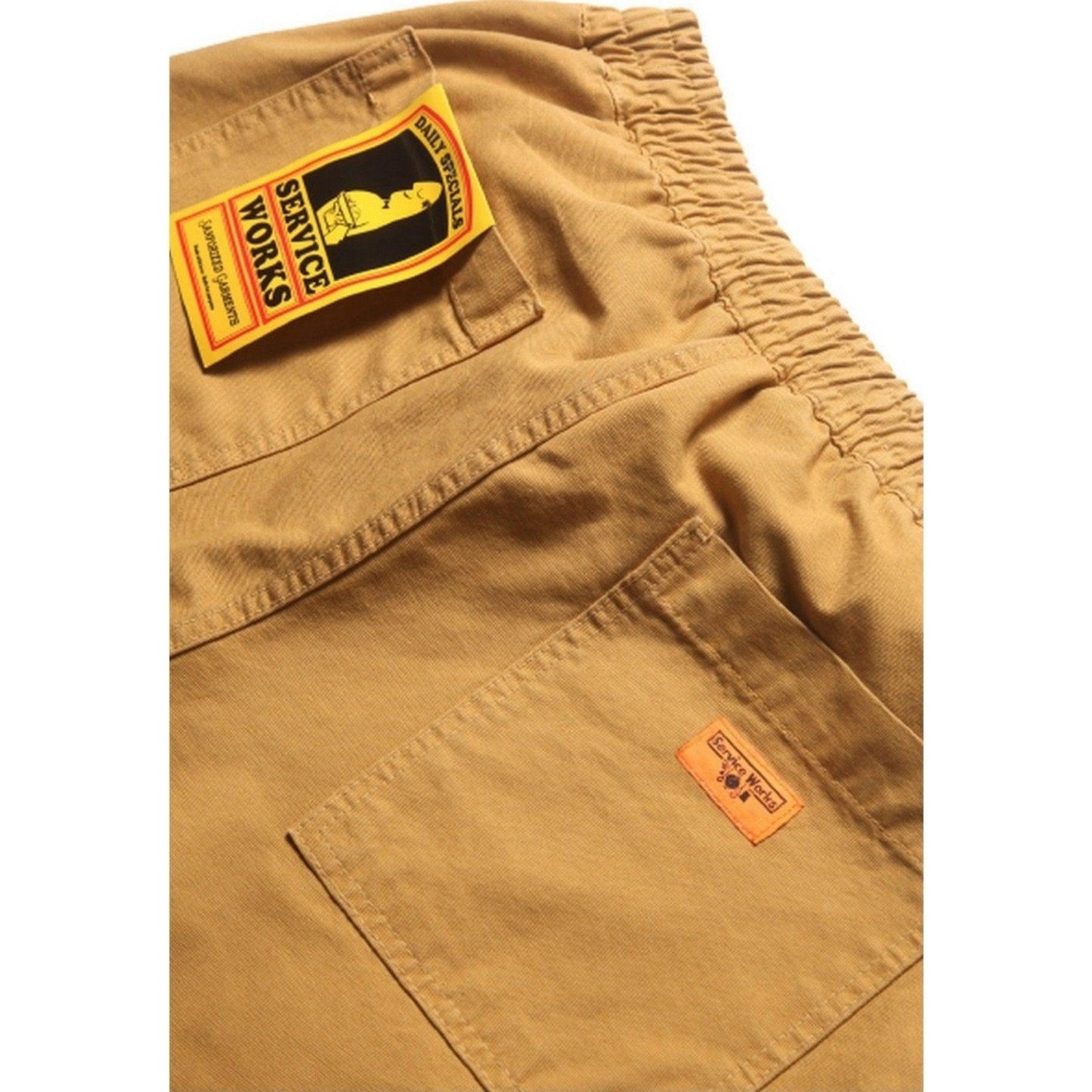 Bermuda Uomo Service Works - Classic Canvas Chef Shorts - Beige