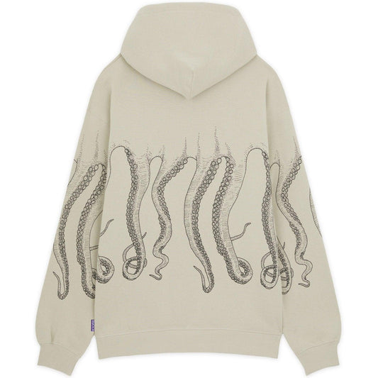 Sweats à capuche pour hommes Octopus - Sweat à capuche Octopus Outline - Beige
