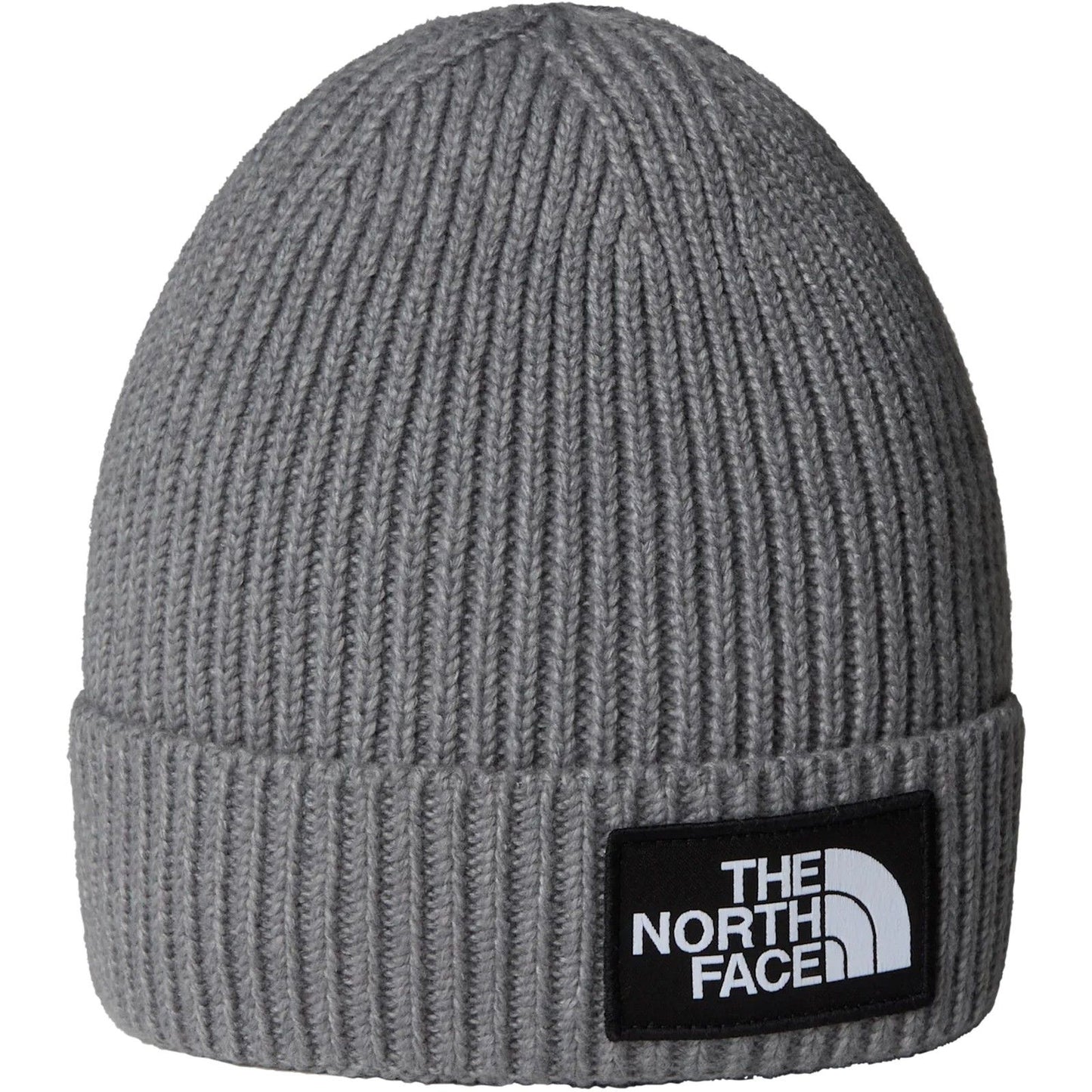 The North Face Garçons Chapeaux et Casquettes - Bonnet à Revers Tnf Logo Box pour Enfants - Gris