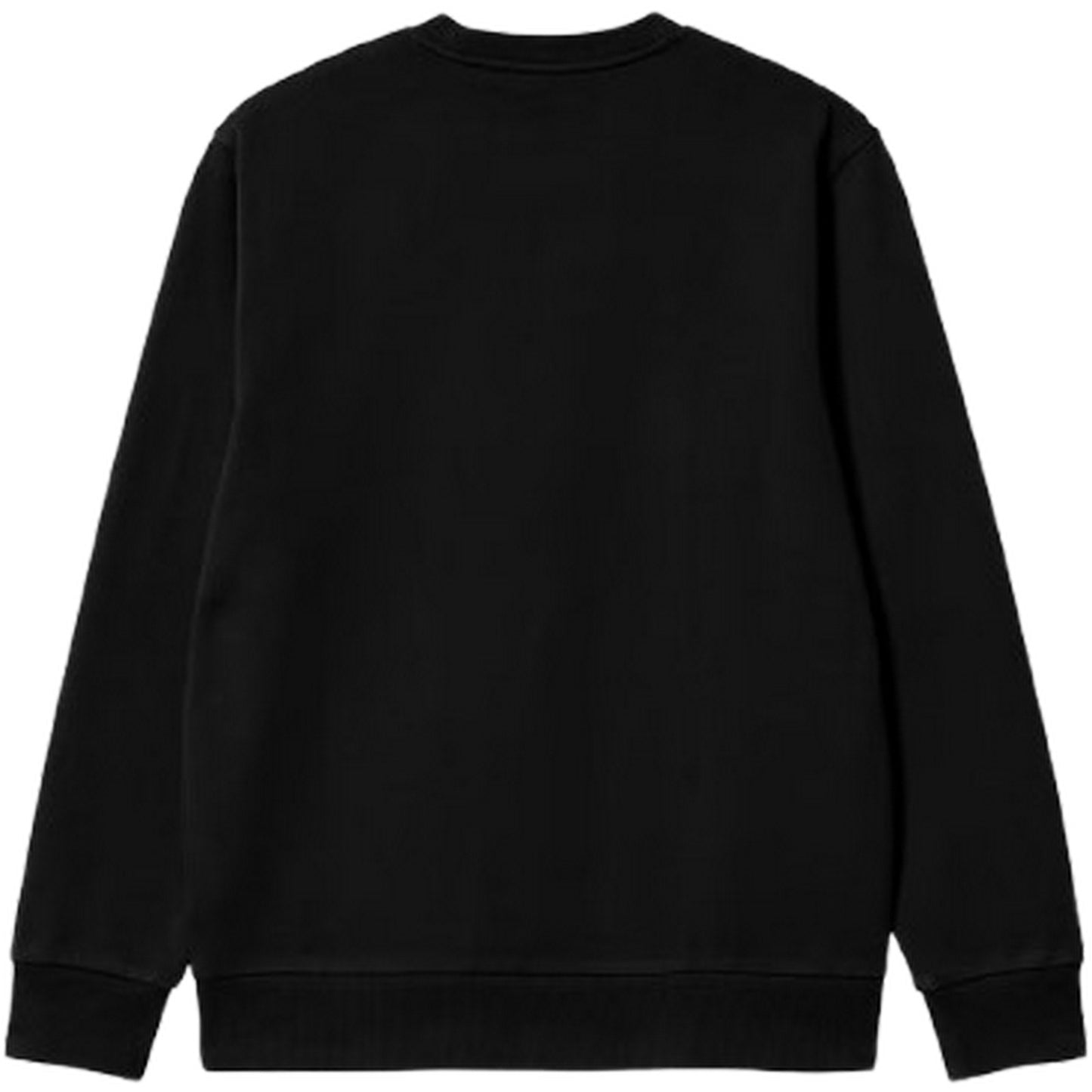 Felpe senza cappuccio Uomo Carhartt Wip - Script Embroidery Sweat - Nero