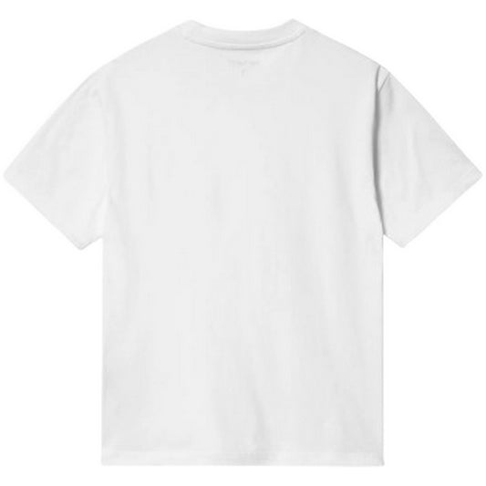 T-shirt Donna Carhartt Wip - W' S/S Script Embroidery T-S - Bianco