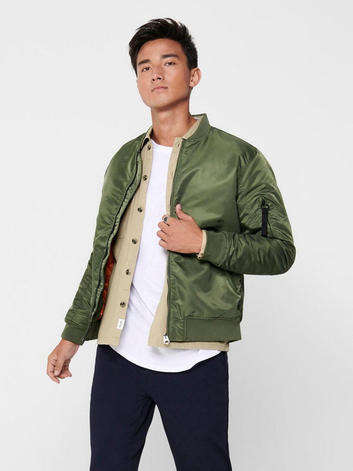 Giubbotti Uomo Only & Sons - Frank Bomber Otw - Verde