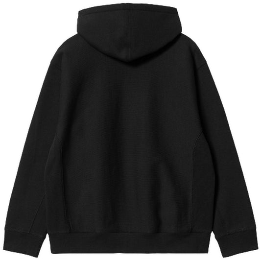 Carhartt Wip Herren Hoodies – American Script Sweat mit Kapuze – Schwarz