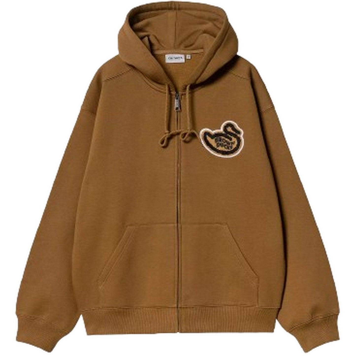 Giacche Uomo Carhartt Wip - Hooded Brown Ducks Jacket - Marrone