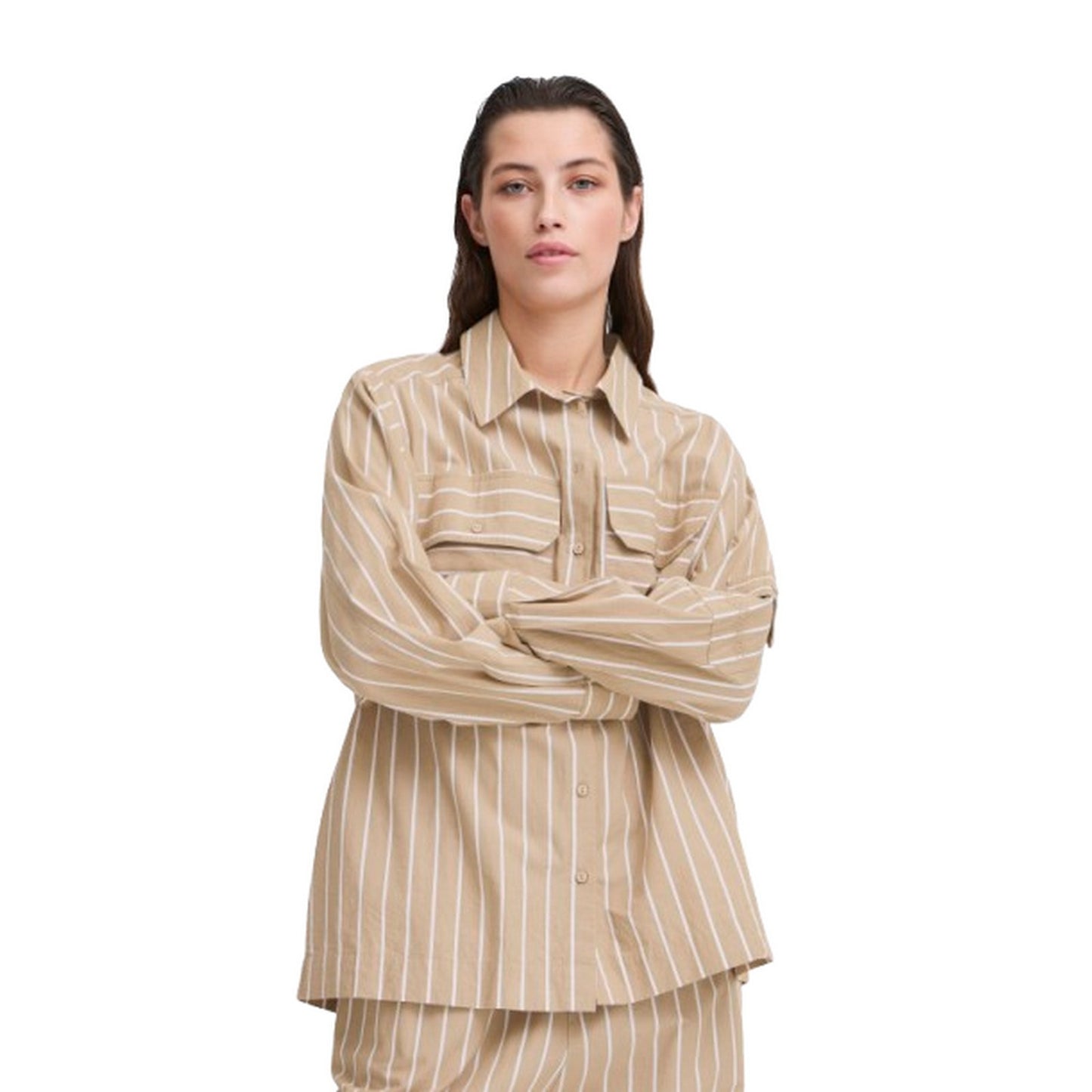 Camicie Donna The Jogg Concept - Jchelga Pocket Shirt - Multicolore