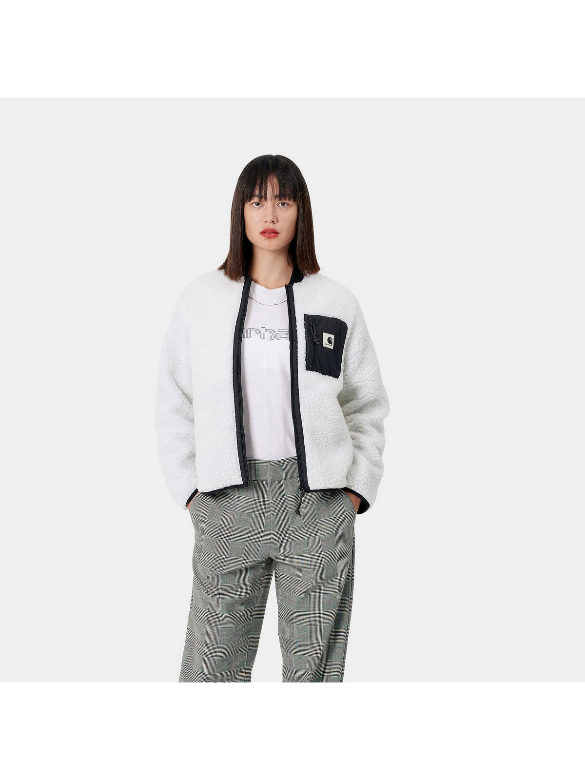 Giacche Donna Carhartt Wip - W' Janet Liner - Bianco