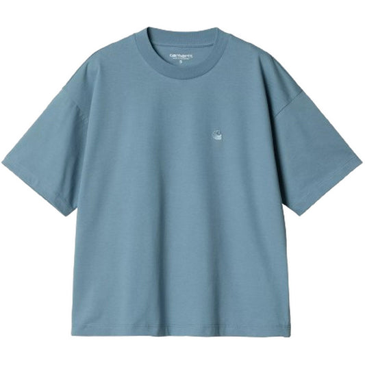 T-shirt Donna Carhartt Wip - W' S/S Chester T-Shirt - Blu