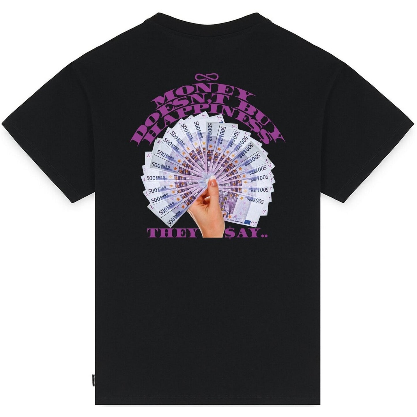 Camiseta Hombre Propaganda M/M Camiseta Happines - Negro