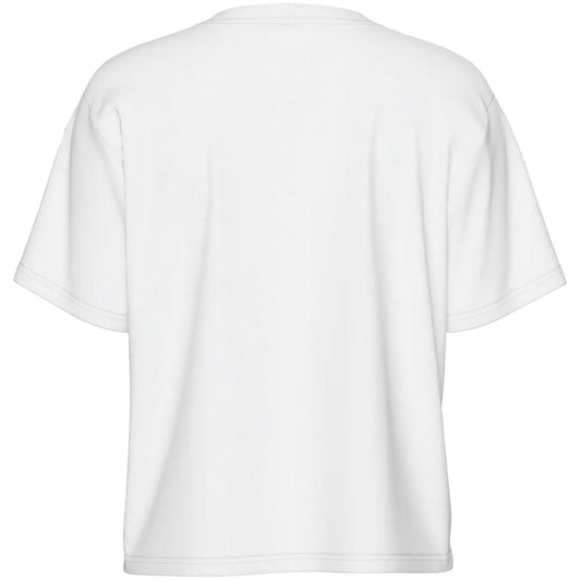 T-shirt Donna Pieces - Pcskylar Ss Tee Jrs Noos - Bianco
