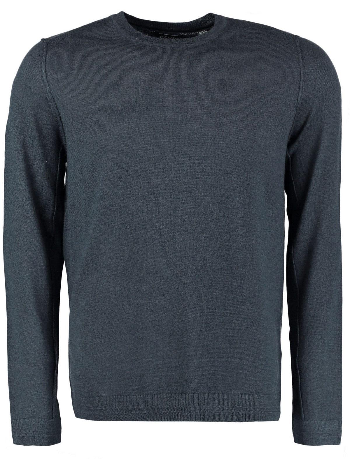 Maglioni Uomo Only & Sons - Tyler 12 M Crew Neck Knit - Blu