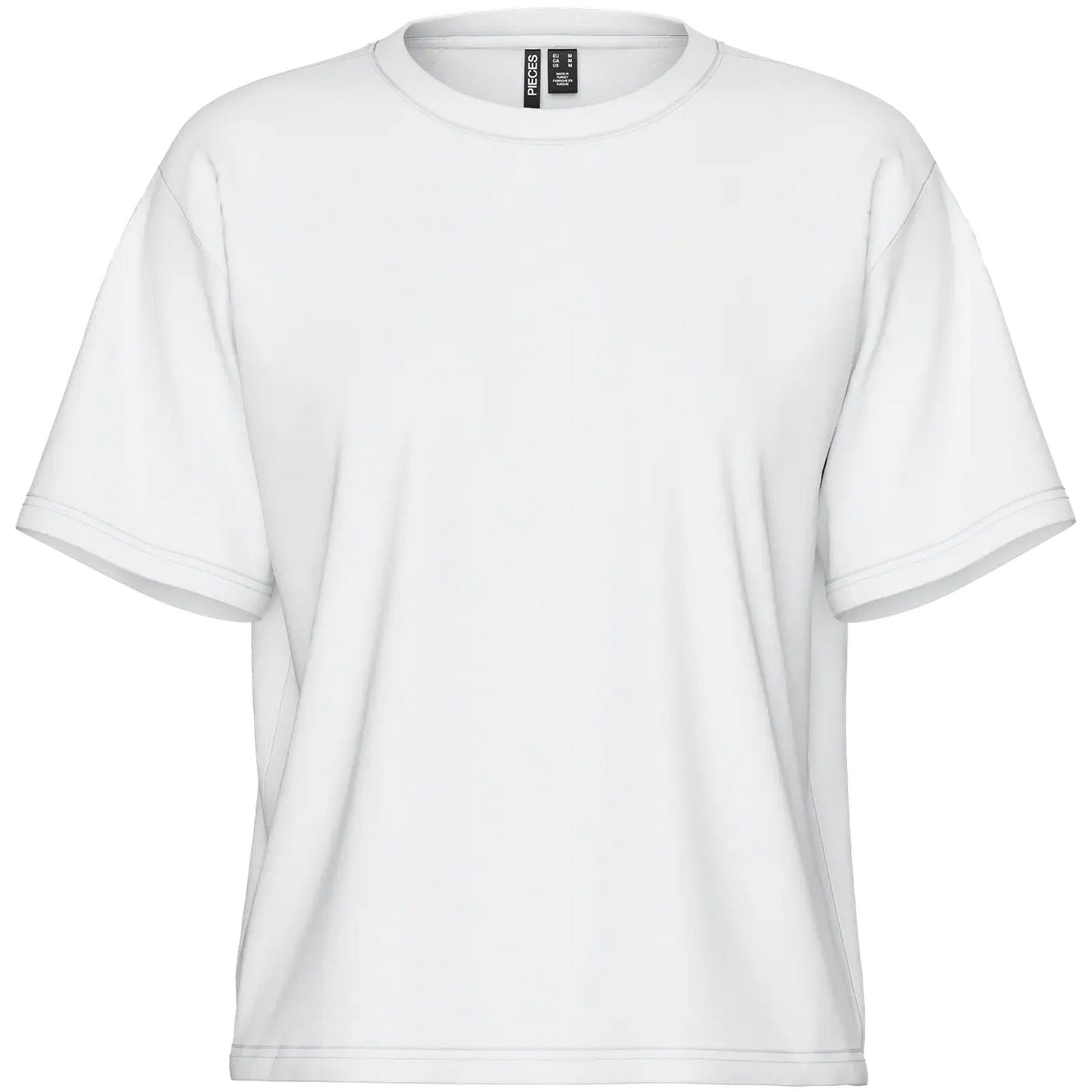 T-shirt Donna Pieces - Pcskylar Ss Tee Jrs Noos - Bianco