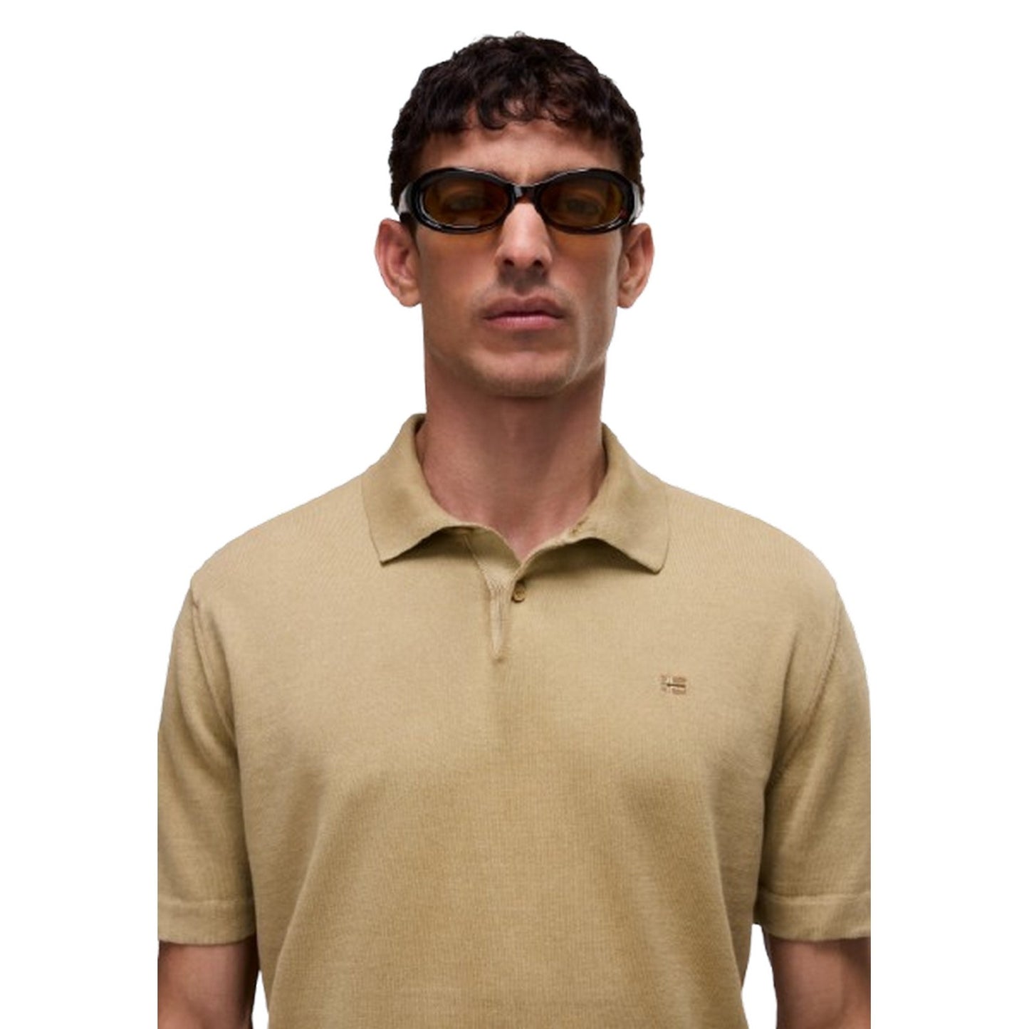 Polo Uomo Napapijri - D-Hudson Polo Ss - Beige