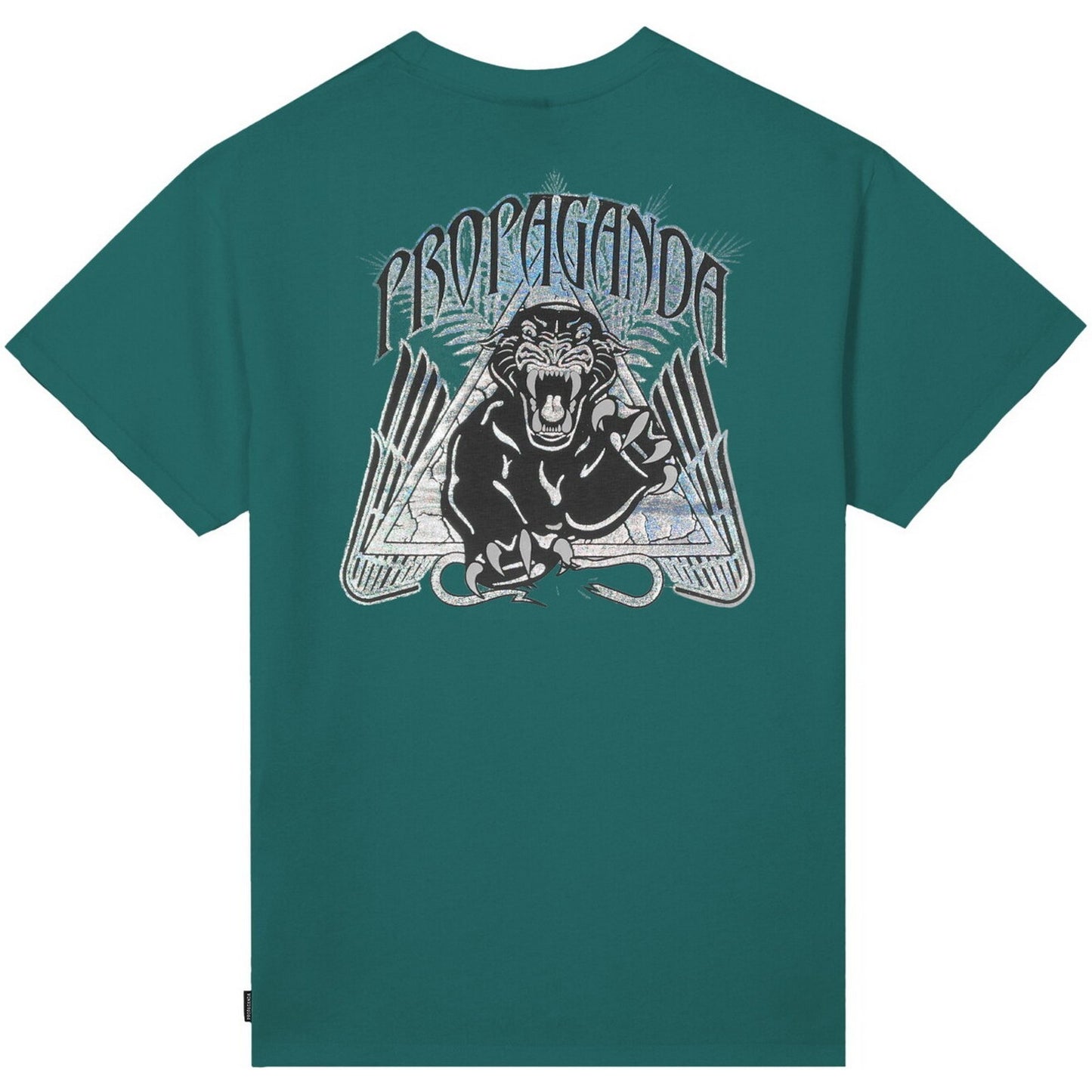 T-shirt Uomo Propaganda - T-Shirt M/M Triangle Panther - Petrolio