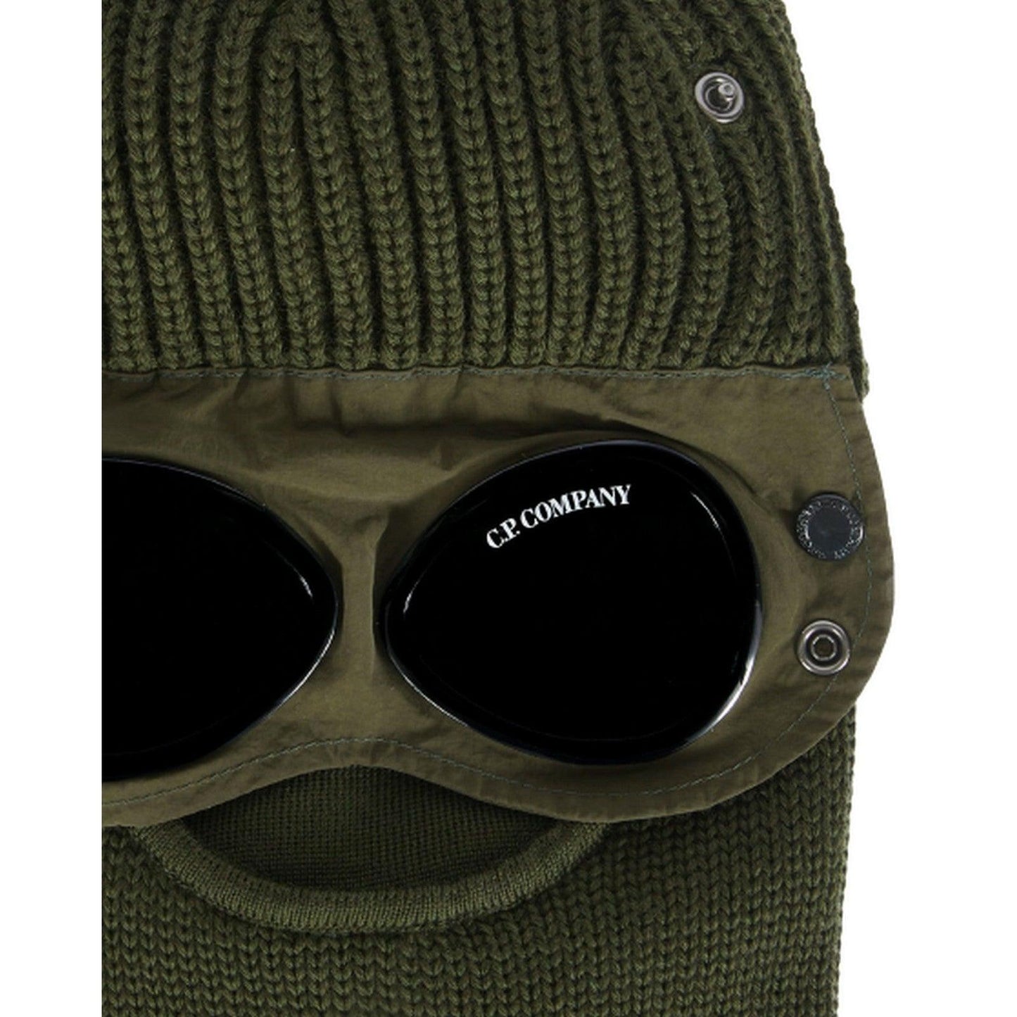 Passamontagna Uomo C.P. Company - Extrafine Merino Wool Goggle Balaclava - Verde
