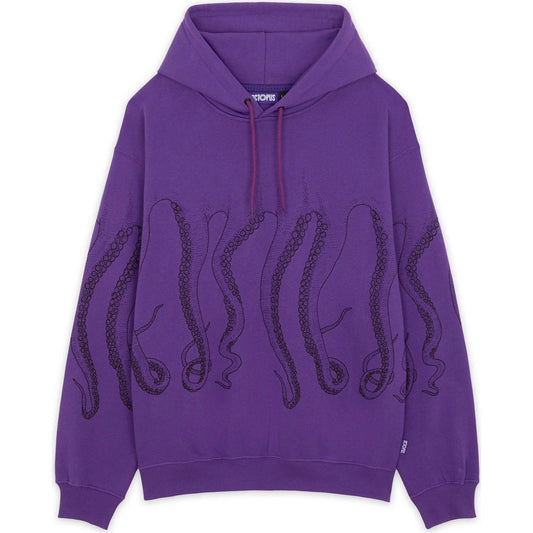 Sudaderas con capucha Octopus para hombre - Sudadera con capucha Octopus Outline - Púrpura