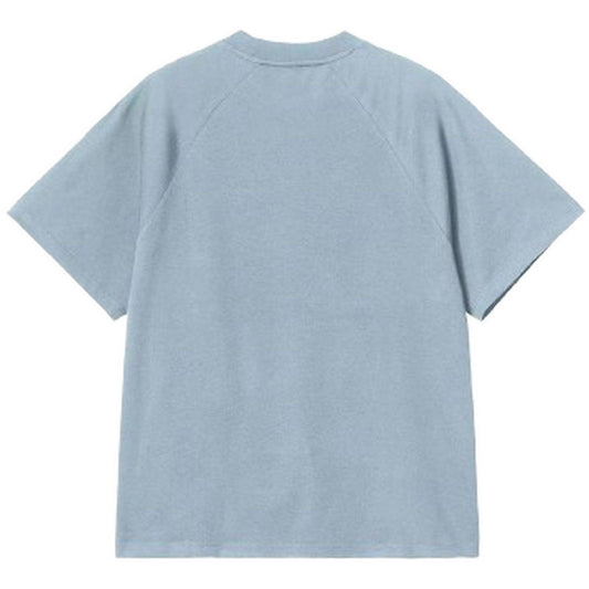 T-shirt Donna Carhartt Wip - W' S/S Signature T-Shirt - Celeste