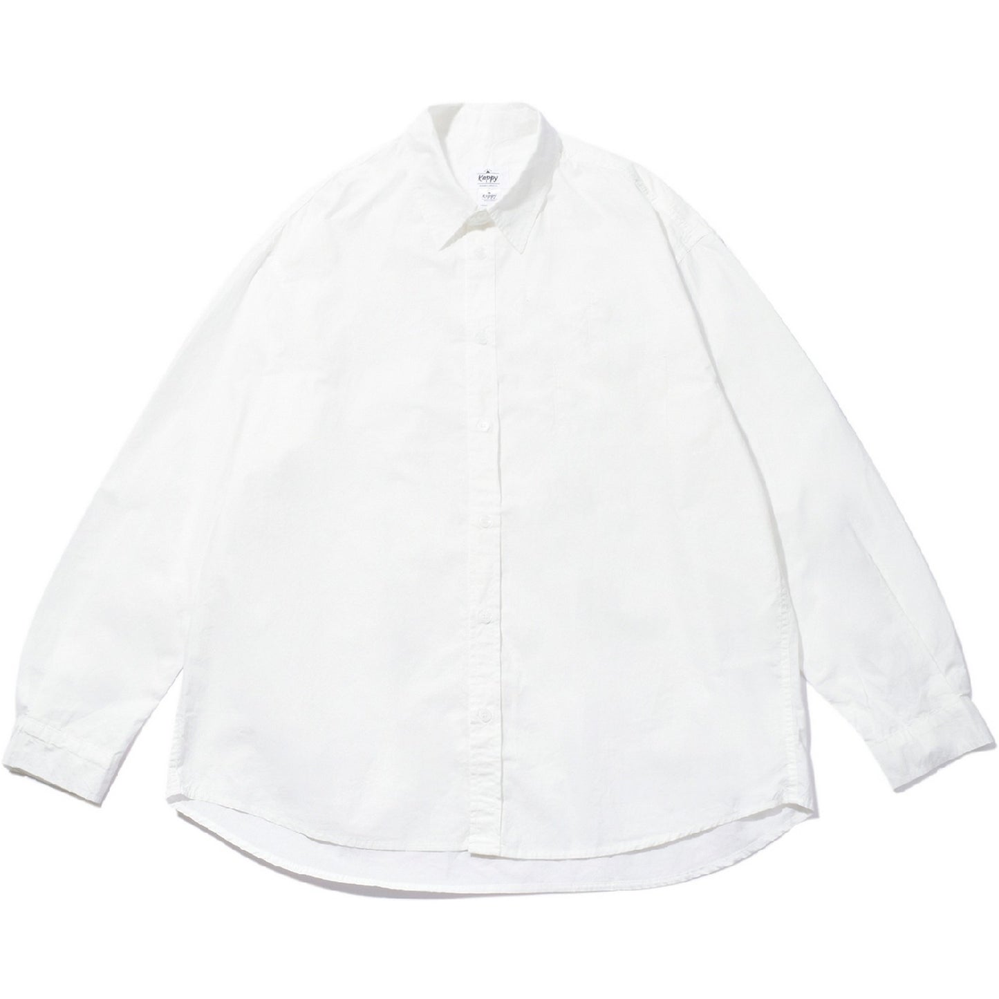 Camicie casual Unisex KAPPY DESIGN - Relaxed Cotton Shirt - Bianco