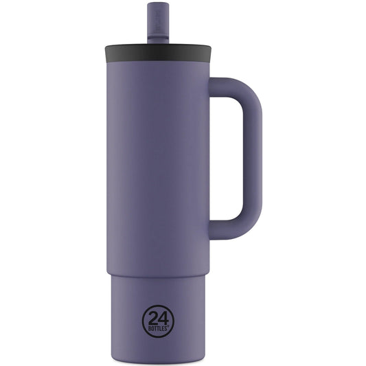 Thermos pour boissons Mixte 24 bouteilles - Straw Cup 800 - Violet