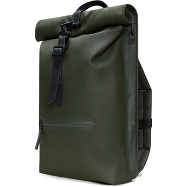 Zaini Casual Unisex Rains - Rolltop Rucksack W3 - Verde