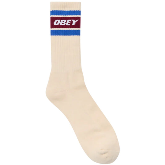 Calzettoni Unisex Obey - Cooper Ii Socks - Bianco