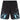 Phobia Shorts et maillots de bain pour hommes - Maillots de bain noirs avec éclair bleu clair - Noir