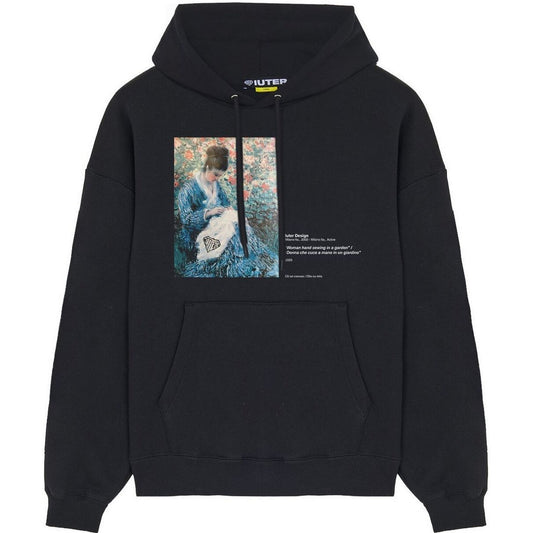 Sudaderas con capucha Iuter para hombre - Sudadera con capucha Museum - Negro
