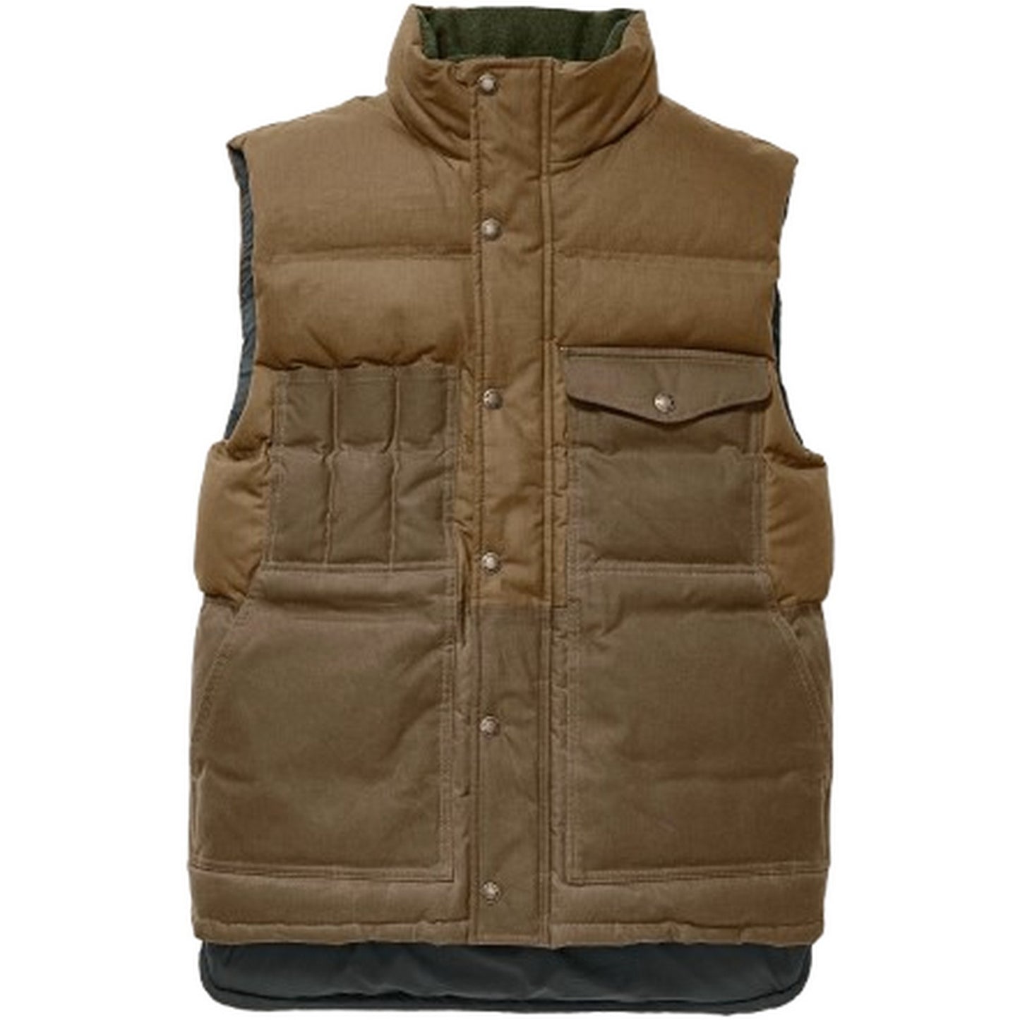 Gilet Uomo Filson - Down Cruiser Vest Oiled Cover Cloth - Marrone