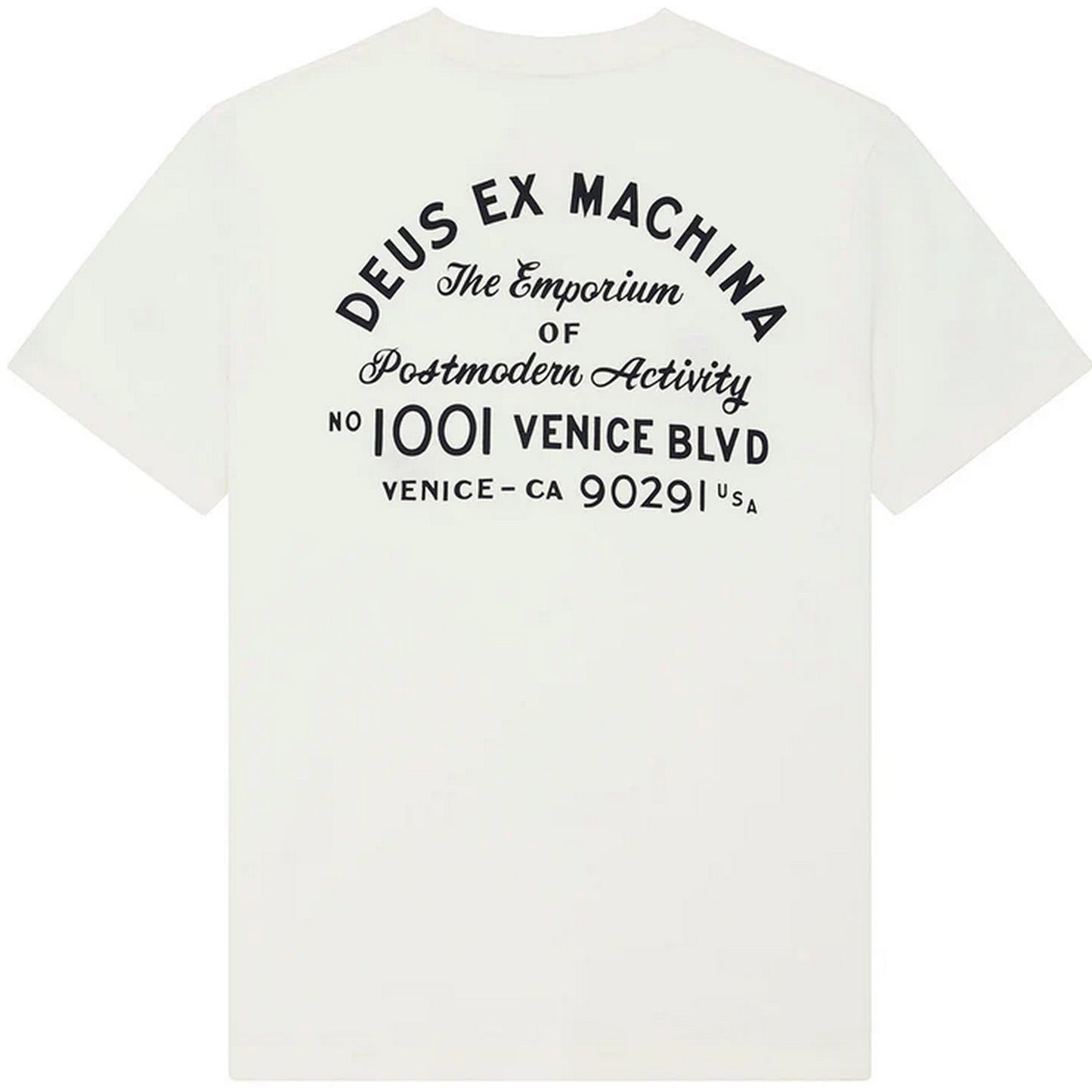 T-shirt Uomo Deus Ex Machina - Emporium Niner - Bianco