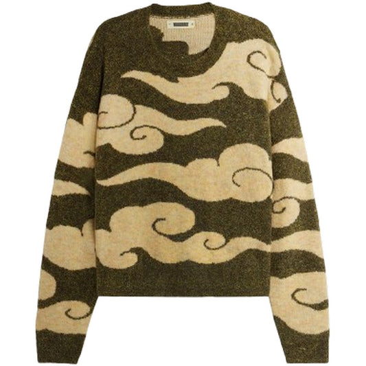 Camisas de manga larga para hombre Woodbird - Wbkurt Cloud Crew - Verde