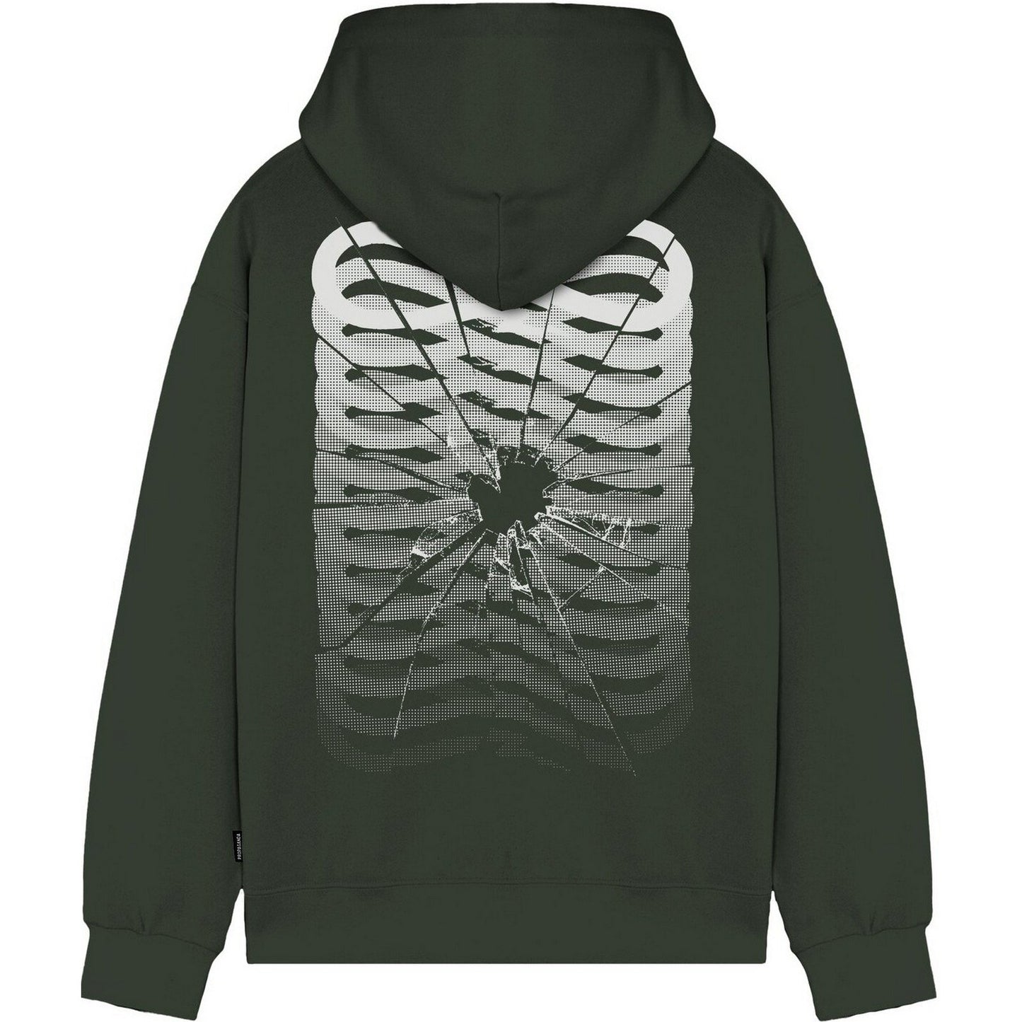 Sudaderas con capucha Propaganda para hombre - Sudadera Ribs Glass - Verde