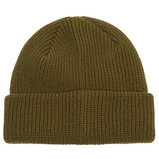 Męskie czapki z dzianiny Obey – Czapka z mankietami Mid Icon Patch – Zielona