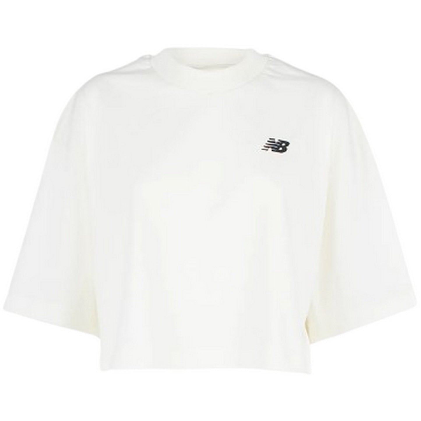 T-shirt Donna New Balance - Reimagined Oversized Waist T-Shirt - Bianco