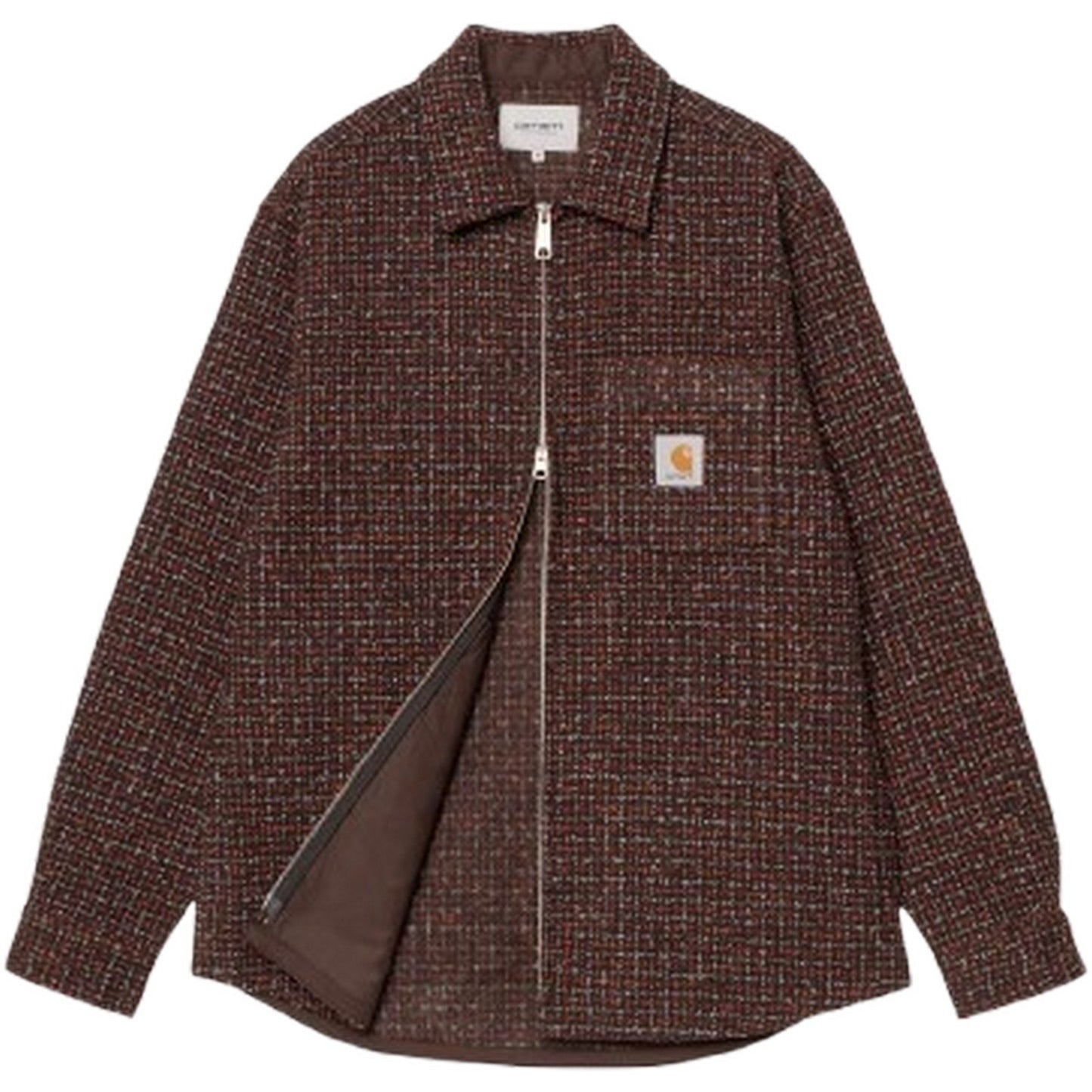 Camicie casual Uomo Carhartt Wip - Bellamy Shirt Jac - Marrone