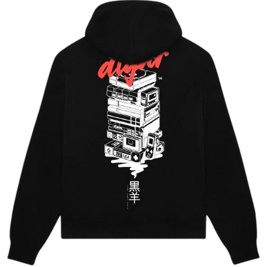 Sudaderas con capucha Dolly Noire para hombre - Sudadera con capucha Yokai Console - Negro