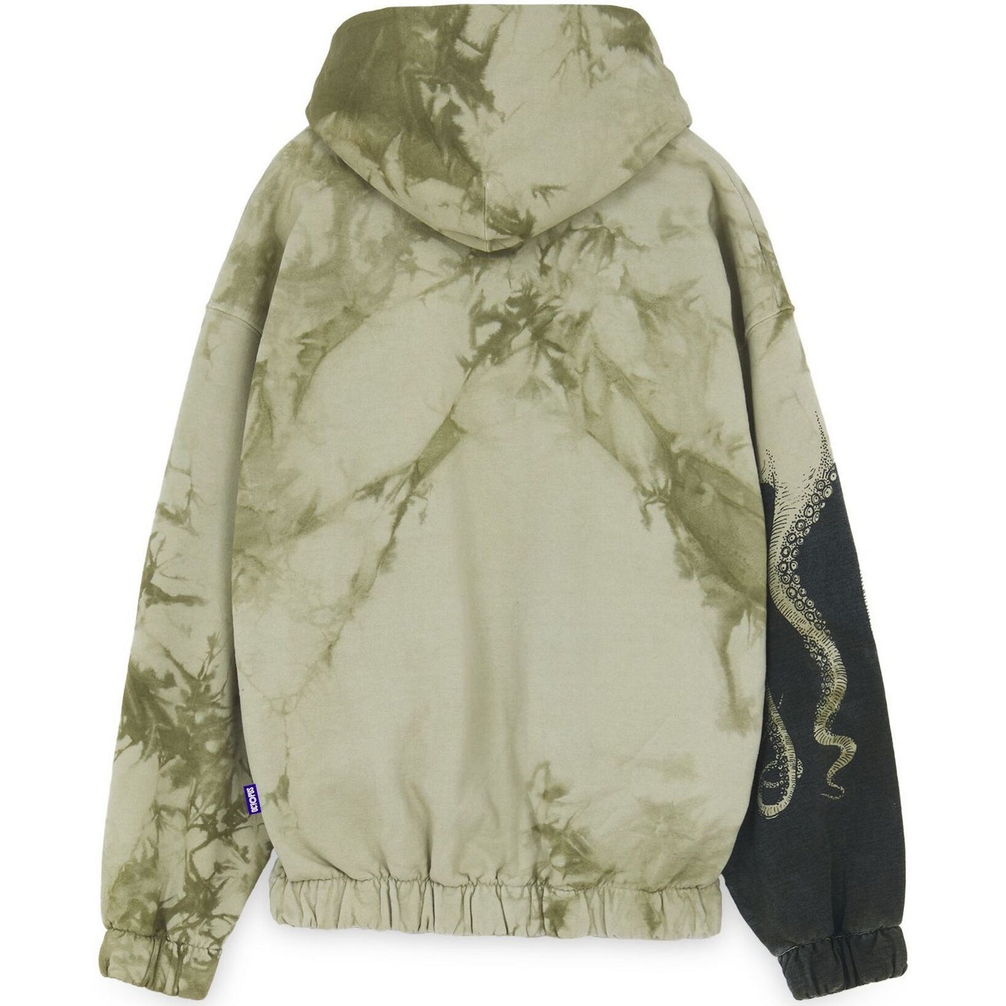 Felpe con cappuccio Uomo Octopus - Octopus Side Marble Hoodie - Multicolore