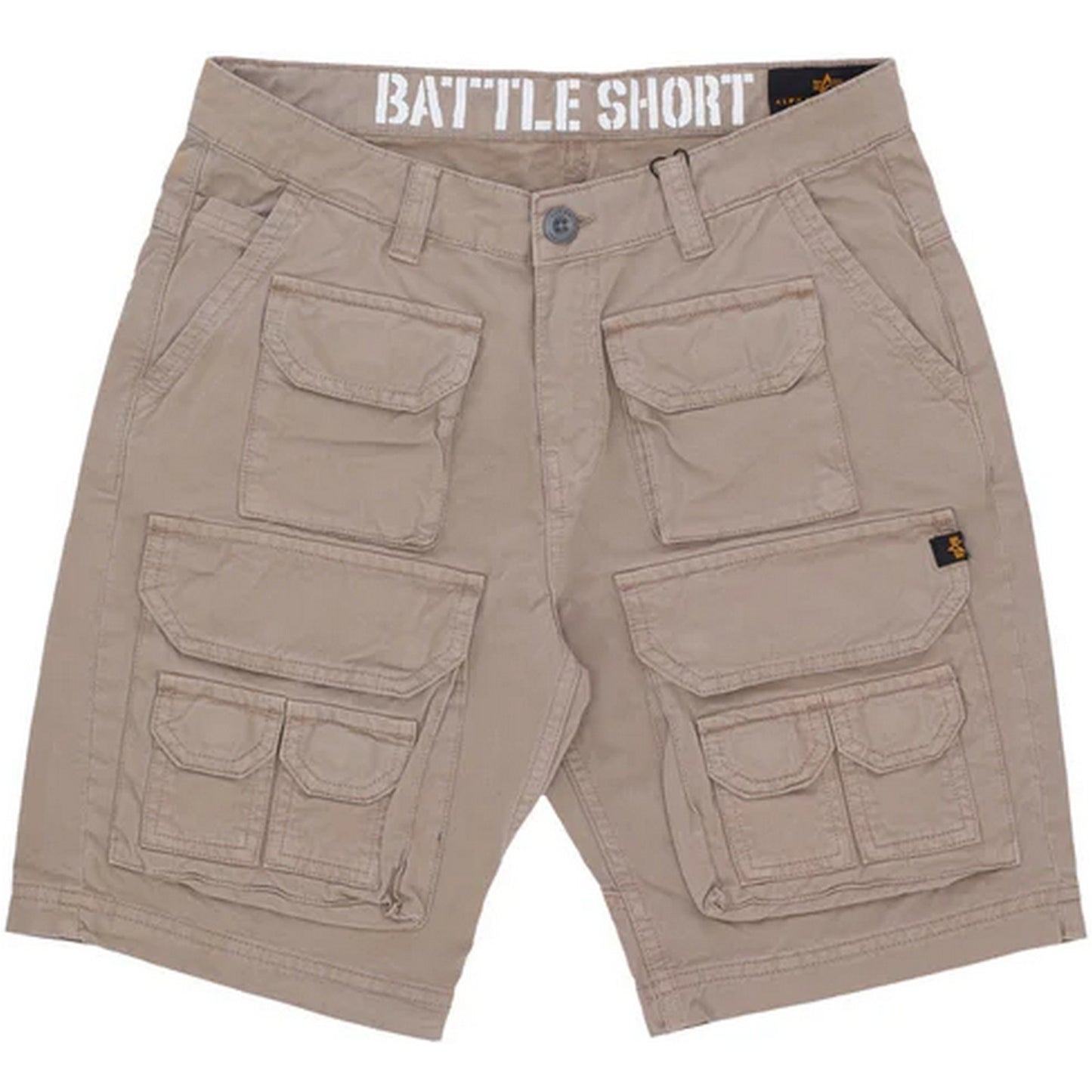 Bermuda Uomo Alpha Industries - Battle Short - Beige