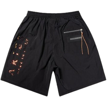 Spodenki unisex Aries - Klasyczna wiatrówka krótka - Czarna