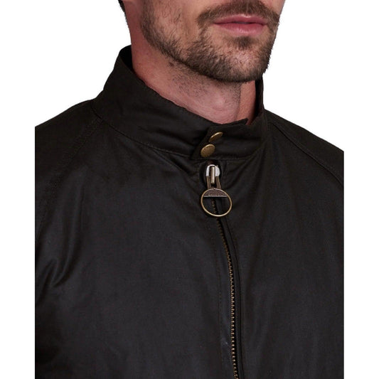 Barbour International Herrenjacken – Merchant Wax – Grün
