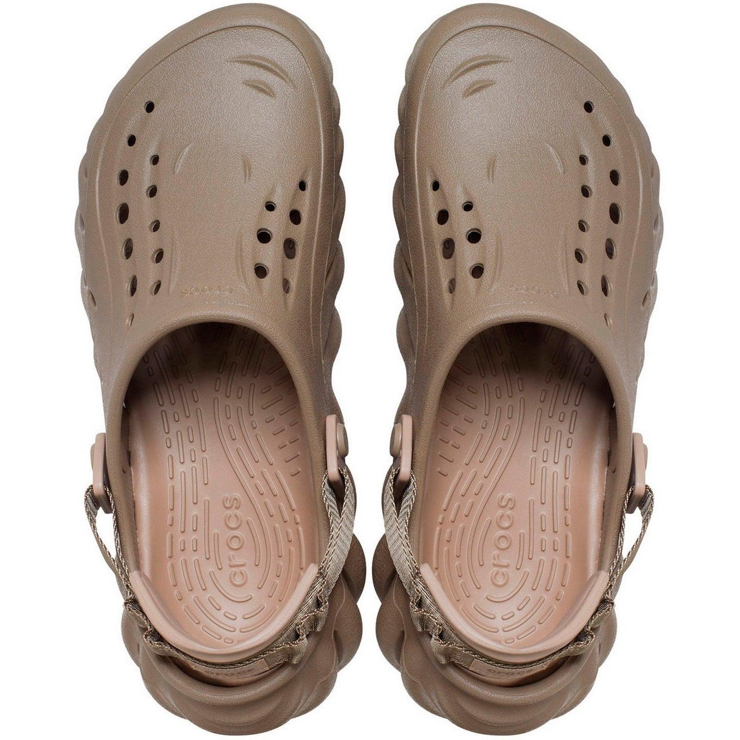 Zoccoli e sabot Unisex Crocs - Crocs Echo Clog - Marrone