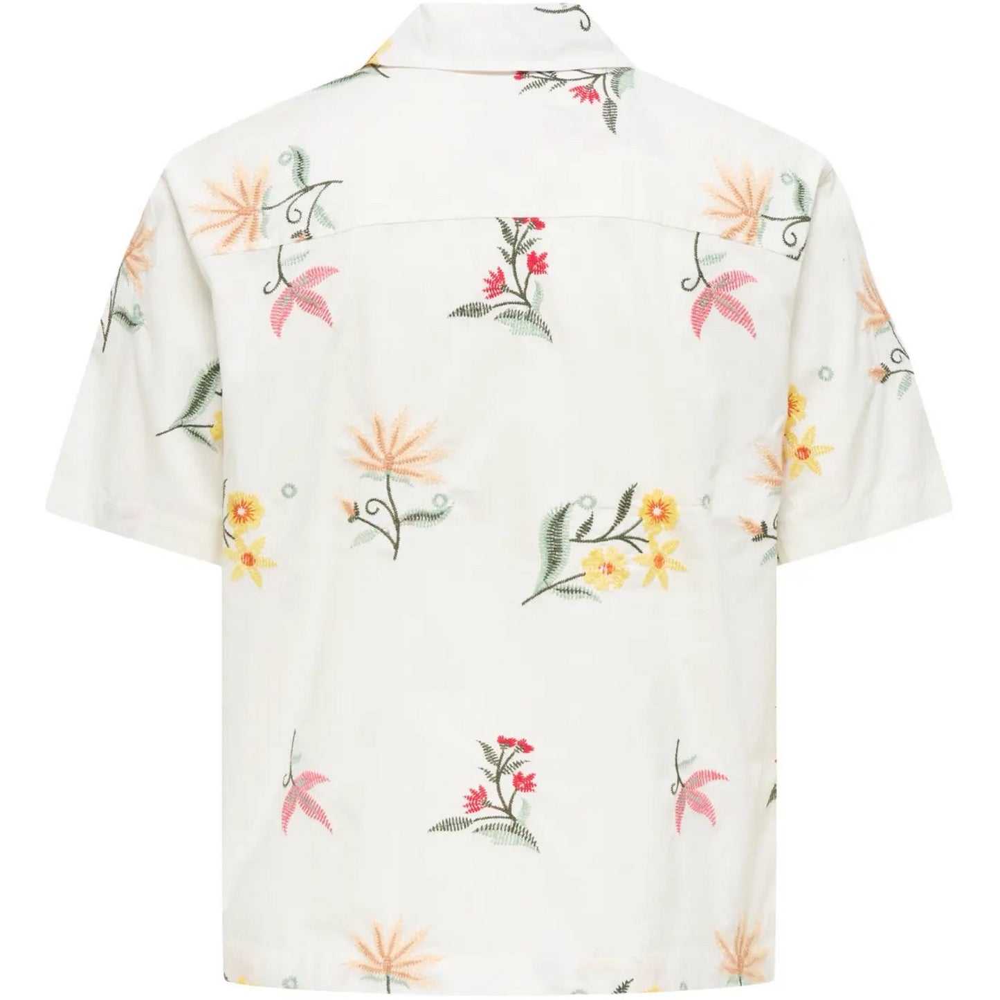 Camicie casual Uomo Only & Sons - Onsedward Rlx Ss Shirt - Bianco