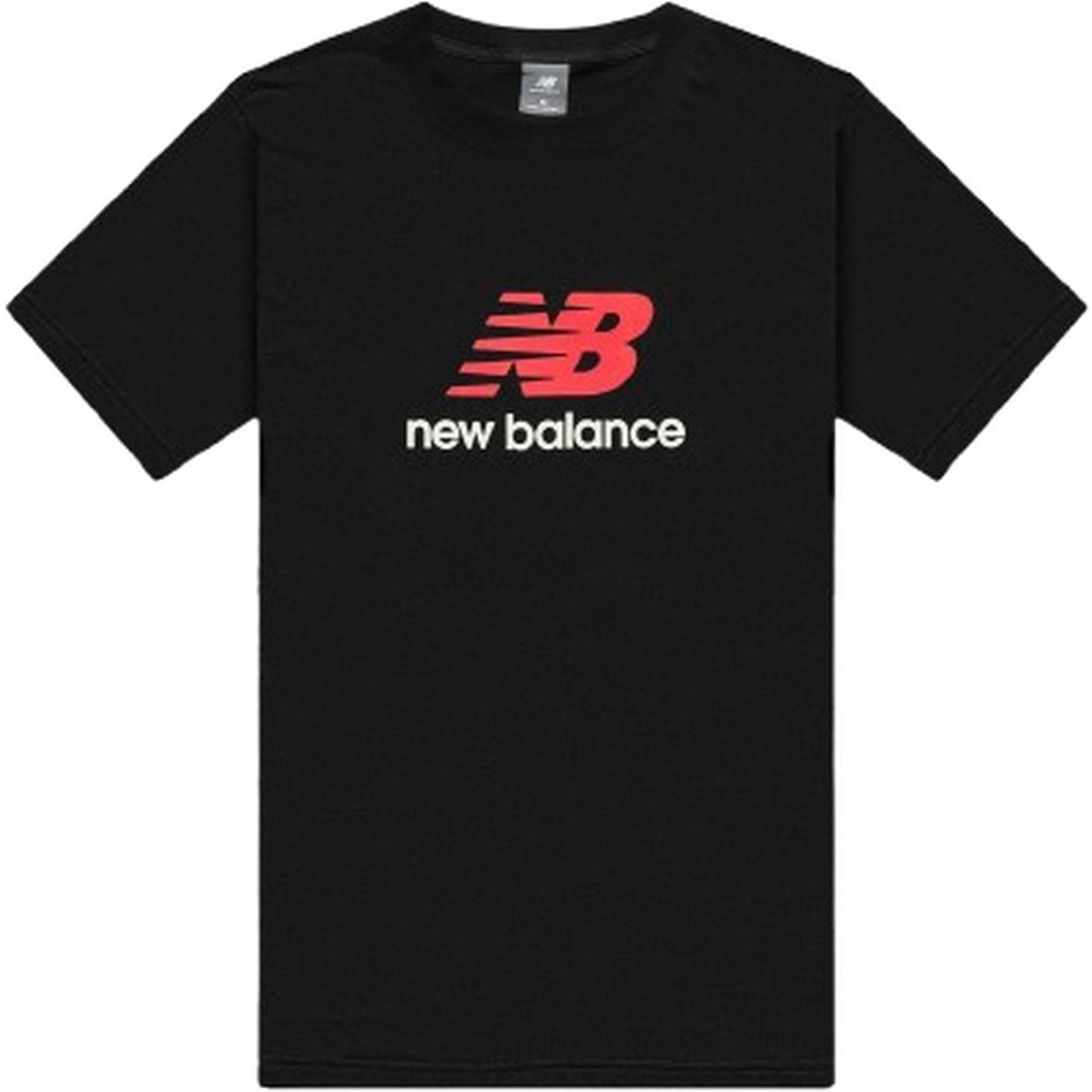 New Balance Unisex T-Shirt – Athletics Logo T-Shirt – Schwarz