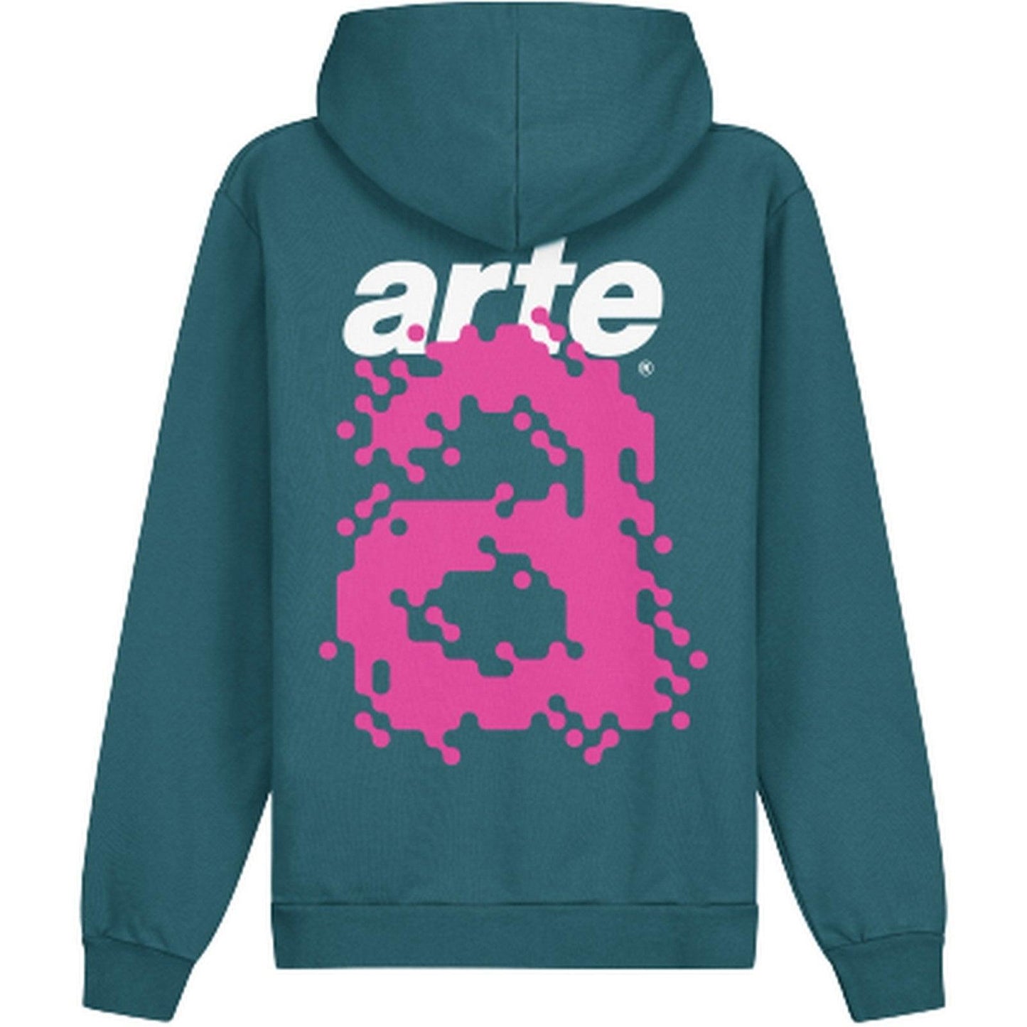 Sweats à capuche Art Antwerp pour hommes - Harmon Back A Pixel - Bleu